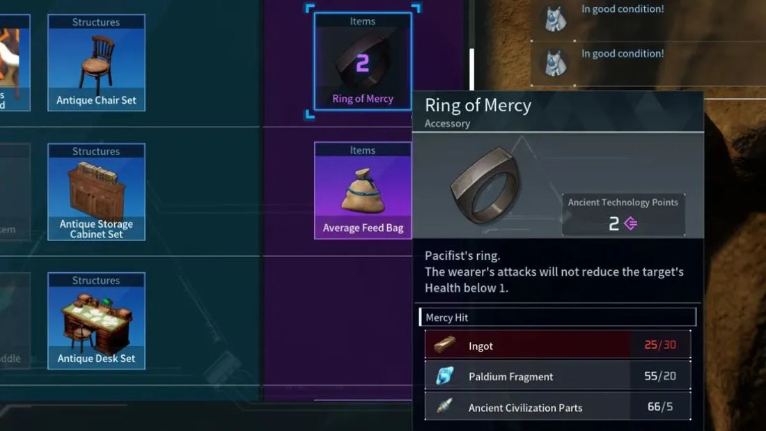Palworld Mastery: Your Complete Guide to Acquiring the Ring of Mercy