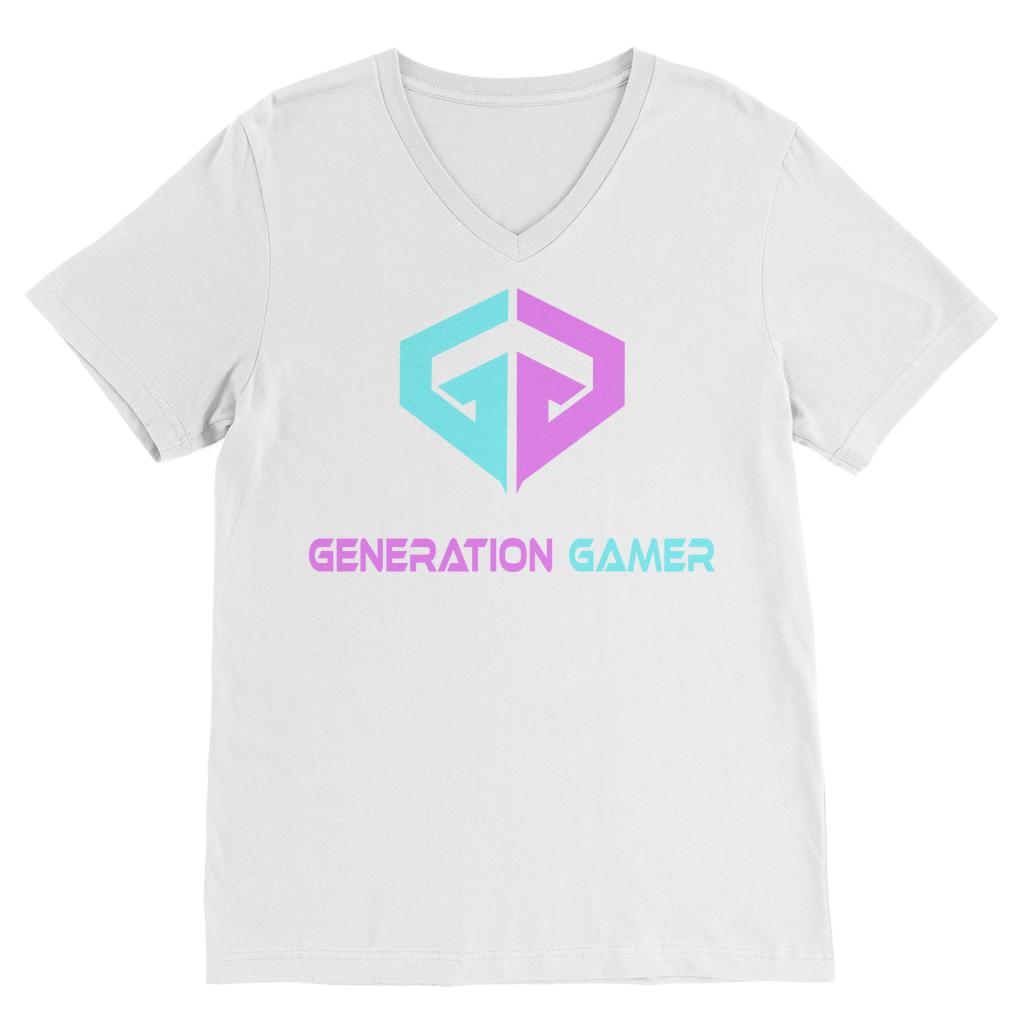 Generation Gamer Premium V-Neck T-Shirt-Generation Gamer