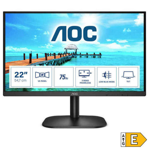 Monitor AOC 22B2H/EU 21,5" WLED LED VA Flicker free 75 Hz 50-60  Hz