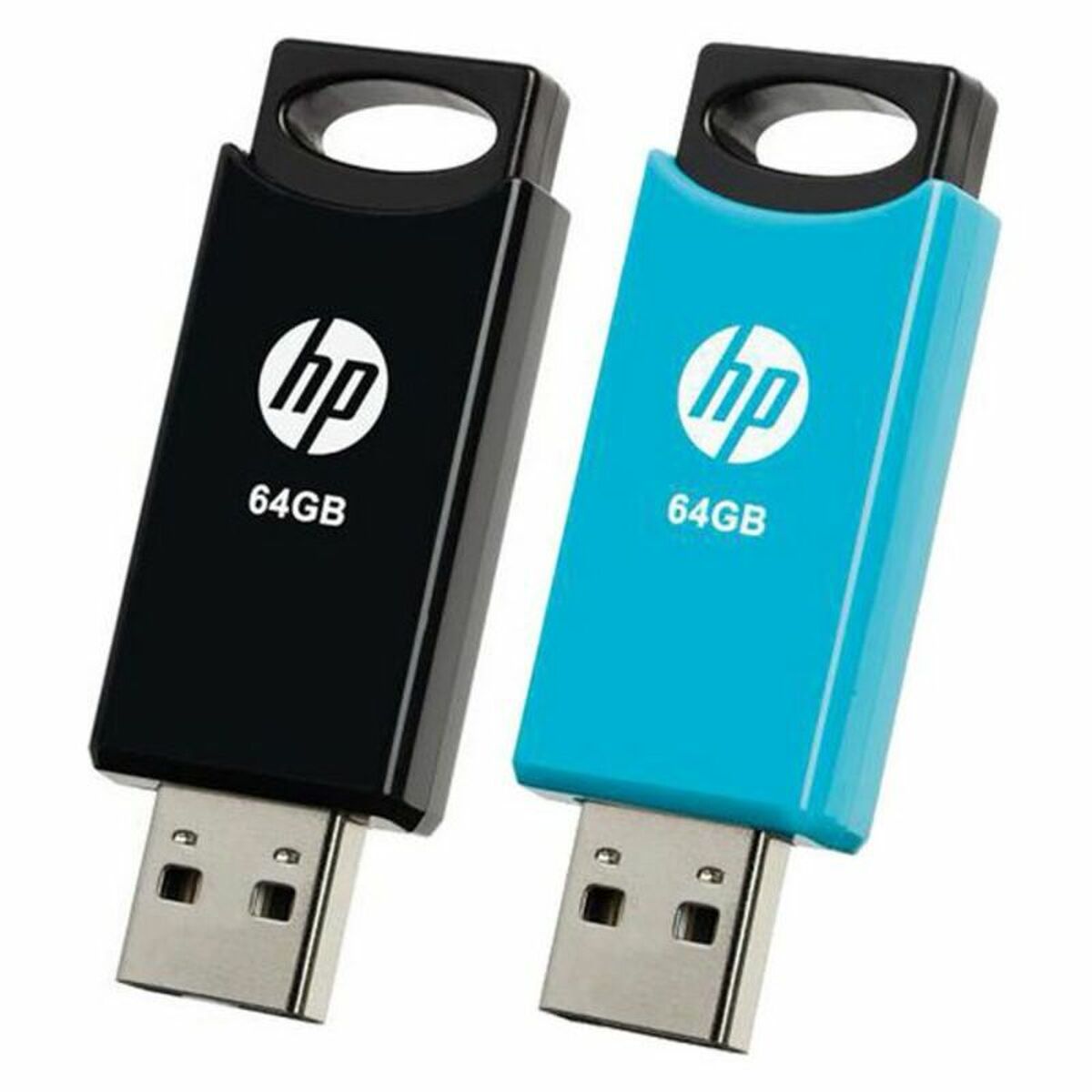 USB stick HP 212 USB 2.0 Blue/Black (2 uds) - Generation Gamer