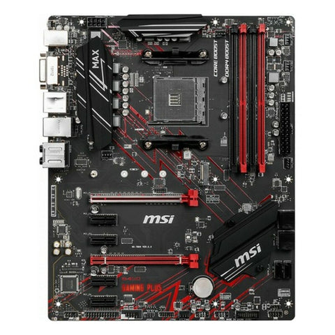 Motherboard MSI B450 GAMING PLUS MAX ATX DDR4 AM4 AMD B450 AMD AMD AM4