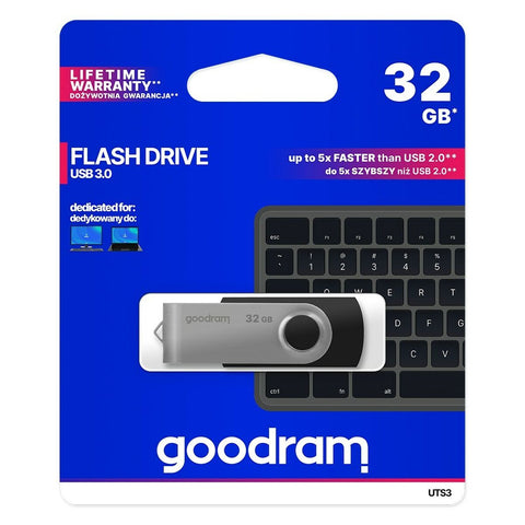 USB stick GoodRam 5908267920824 USB 3.1 Black 16 GB 32 GB