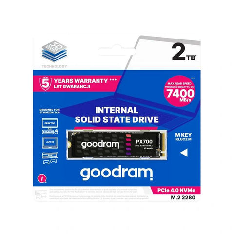 Hard Drive GoodRam PX700 SSD SSDPR-PX700-02T-80 2 TB SSD