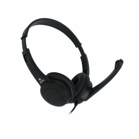 Headphone with Microphone NGS VOX505 USB 32 Ohm Black