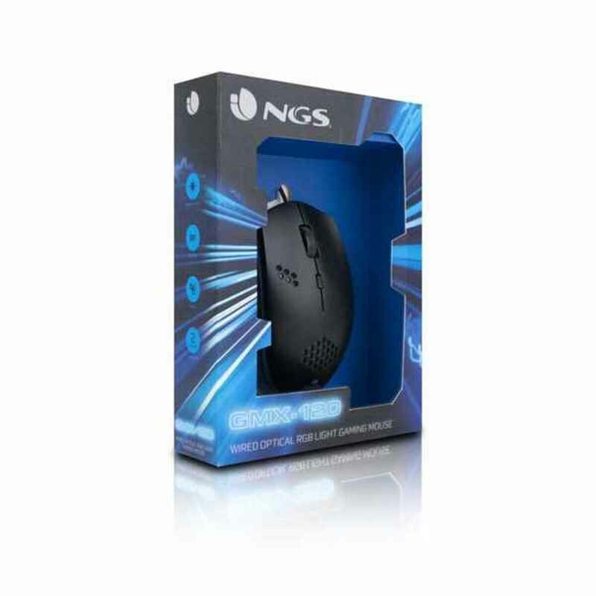 Gaming Mouse NGS GMX-120 800/1200 dpi Black