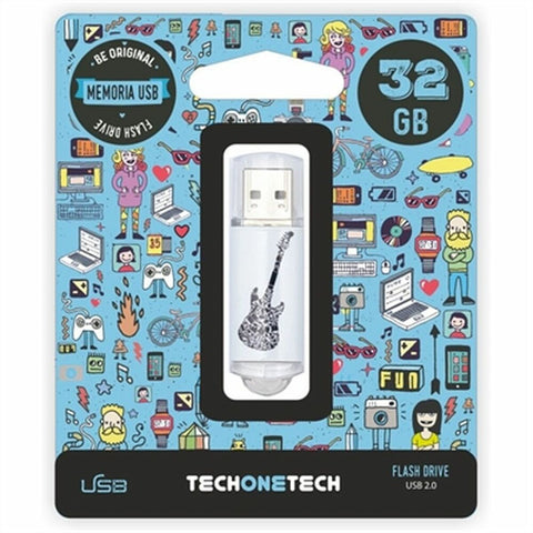USB stick Tech One Tech 32 GB Black