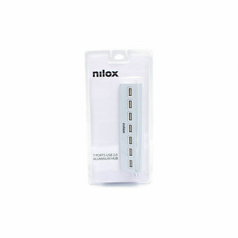 USB Hub Nilox NXHU7ALU2 Grey