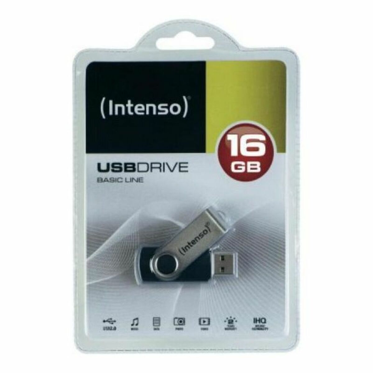 USB stick INTENSO Basic Line 32 GB Black Silver 32 GB USB stick