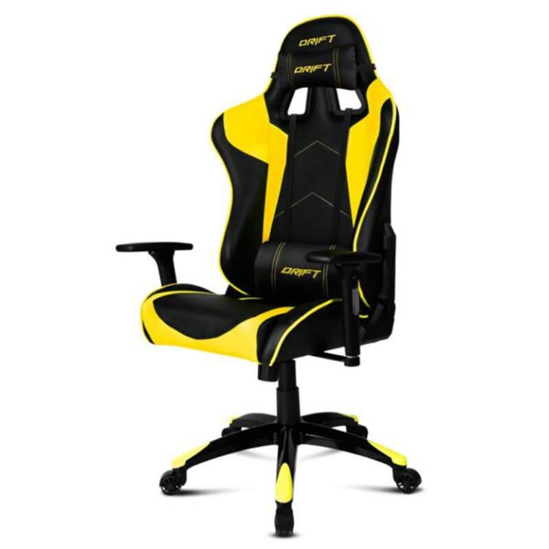 Office Chair DRIFT AGAMPA0124 Yellow Black - Generation Gamer