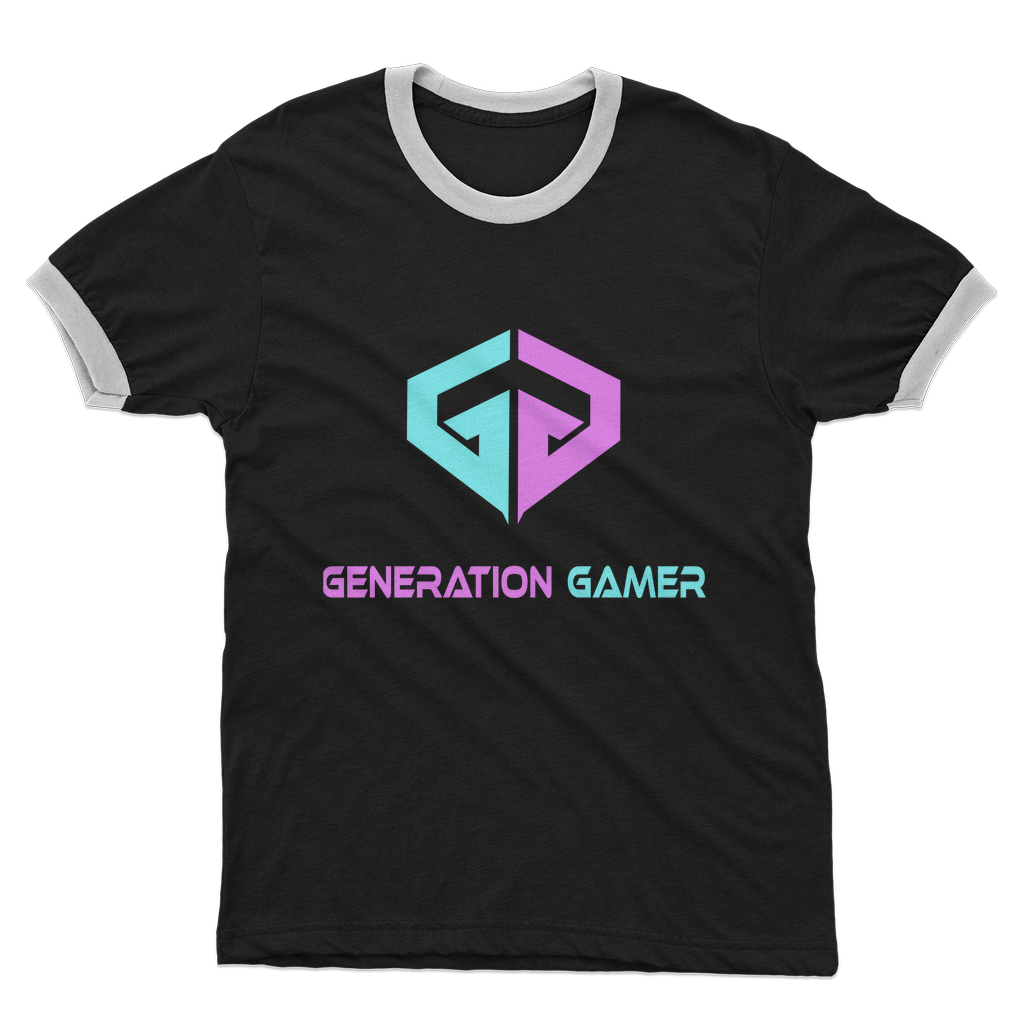Generation Gamer Adult Ringer T-Shirt-Generation Gamer